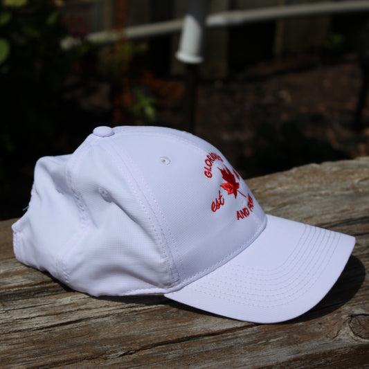 Glorious and Free - White Ball Cap