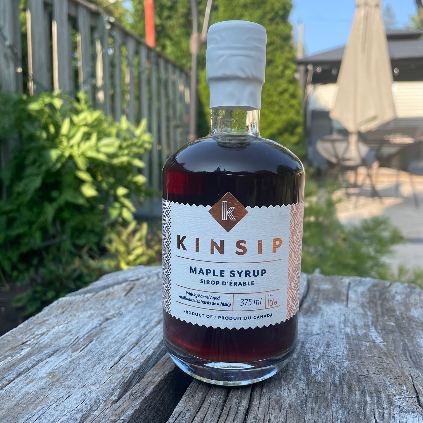Whiskey Barrel Aged Maple Syrup