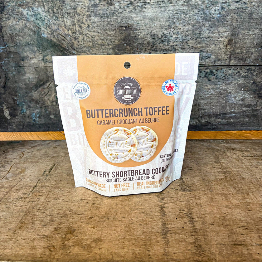 Buttercrunch Toffee Shortbread Cookies - 2 Pack