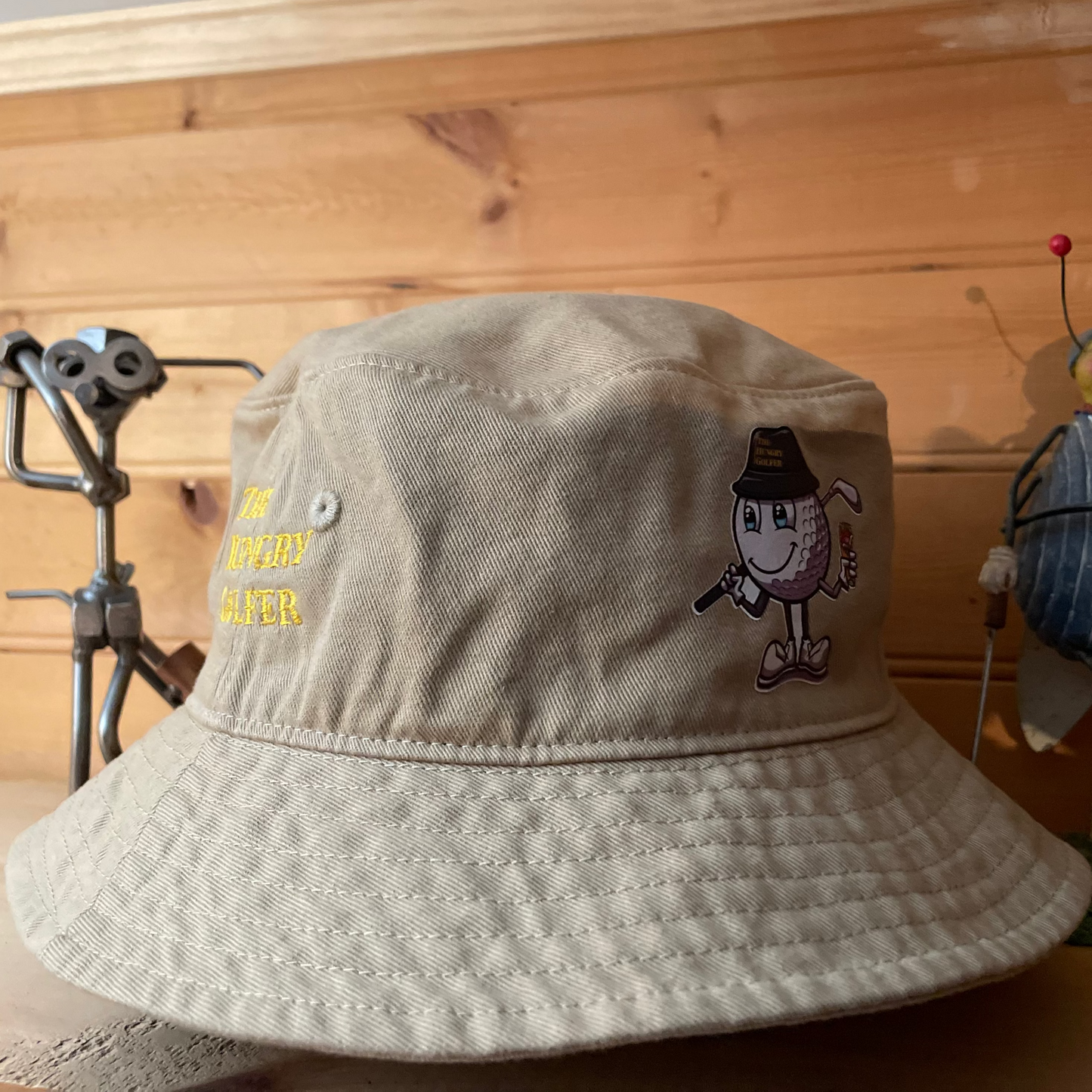 Beige Bucket Hat