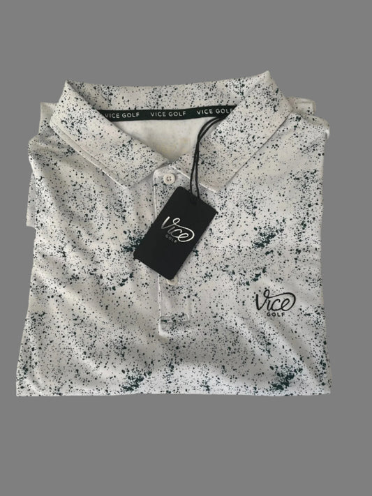 VICE - Drip Polo - White/Green